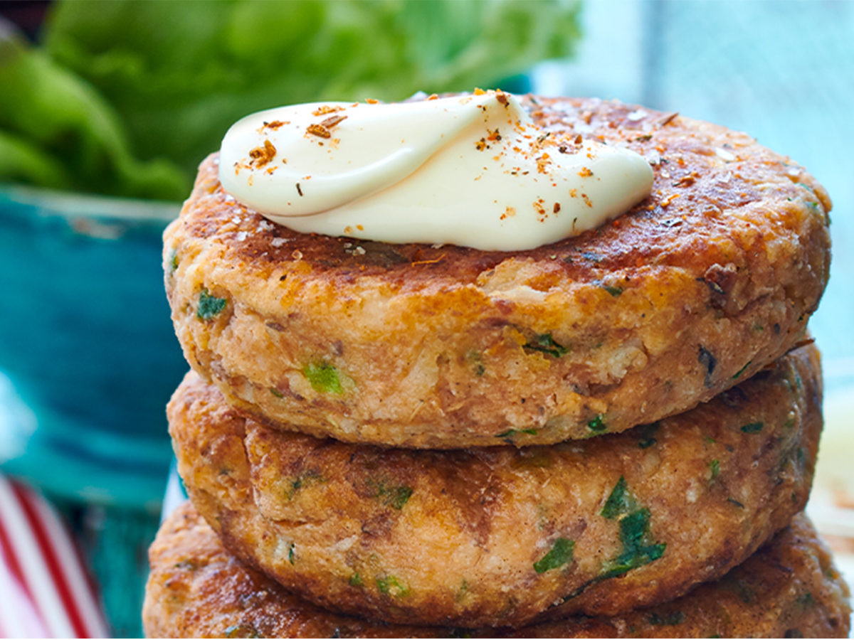 Nosi’s Fish Cakes with Zesty Mayo