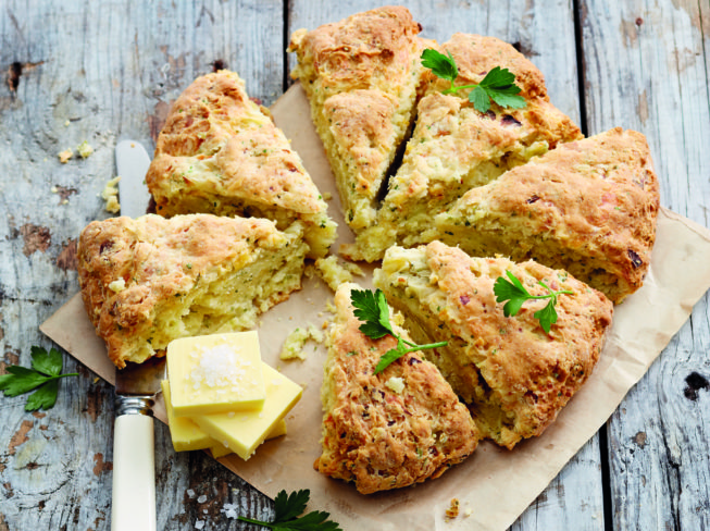 Three Cheese Scones