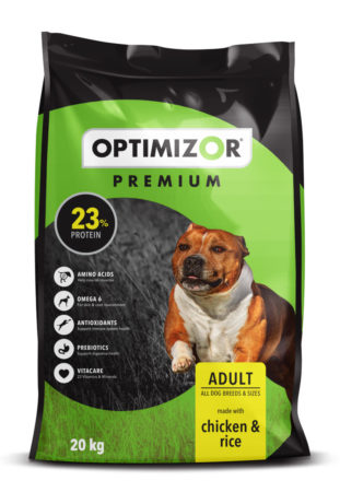 optimizor dog food 25kg