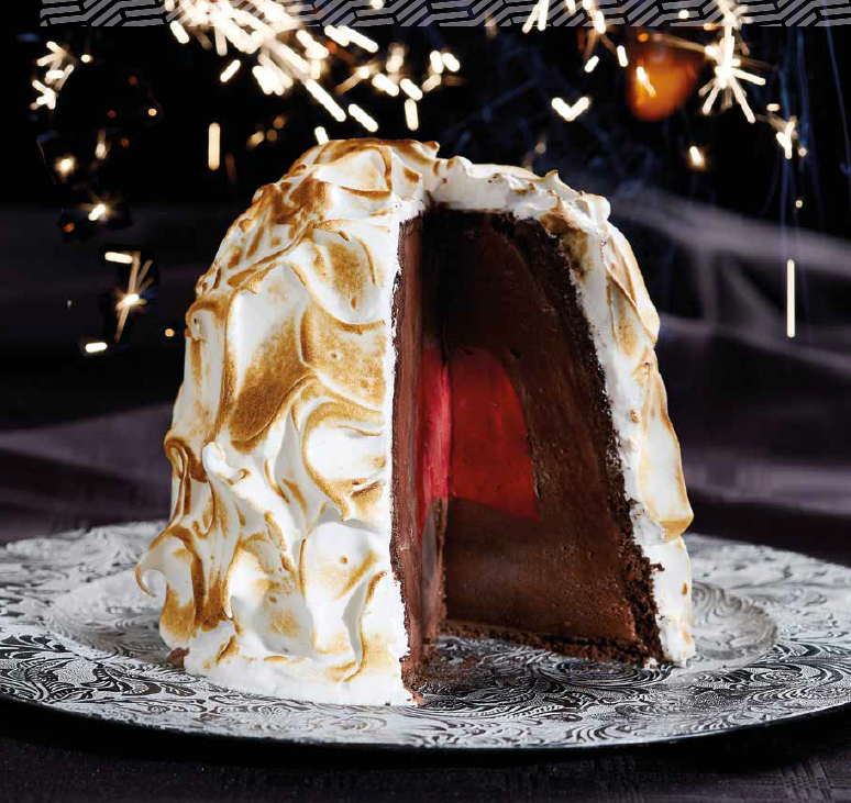 baked alaska bombe