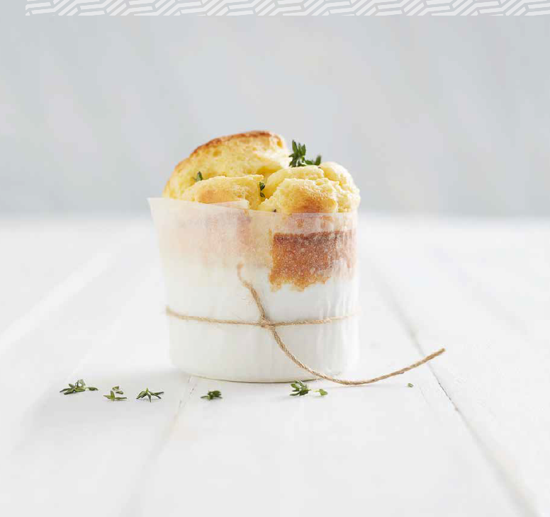 goats’ cheese souffle