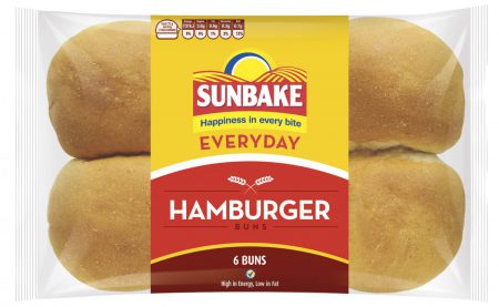 Sunbake hamburger buns
