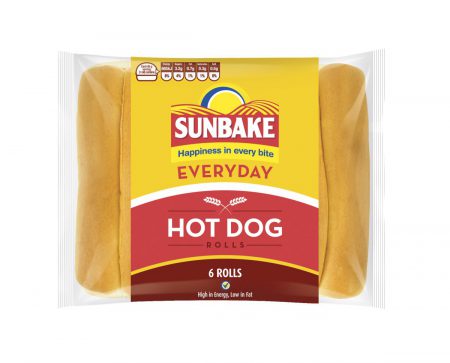 Sunbake hot dog rolls