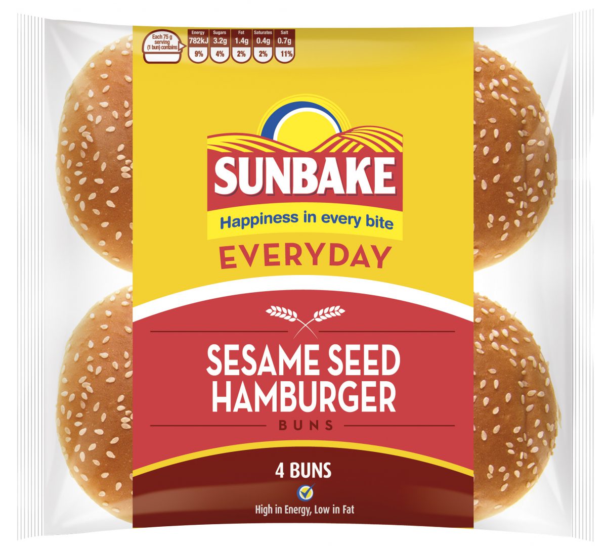 Sesame seed hamburger buns