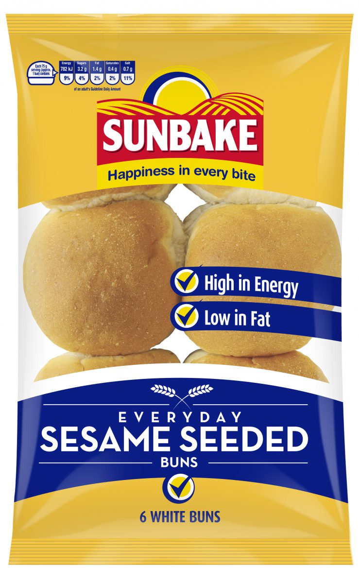 Sunbake sesame seed buns RCL FOODS