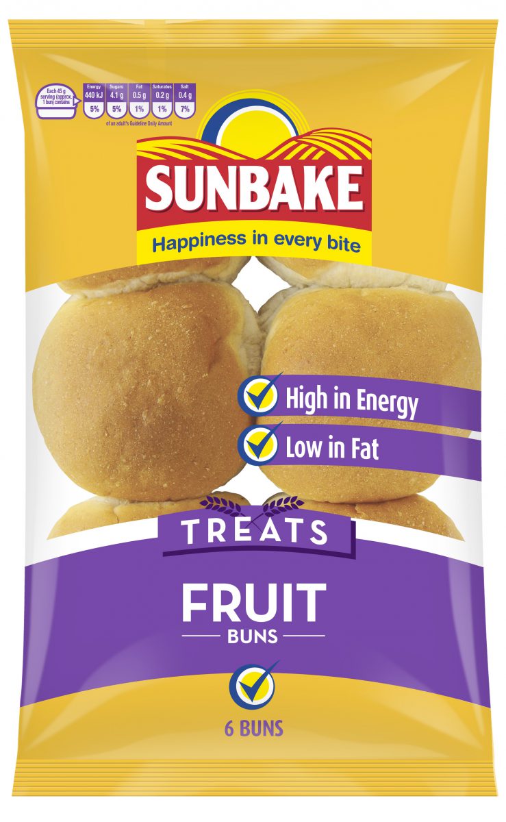Sunbake fruit buns RCL FOODS