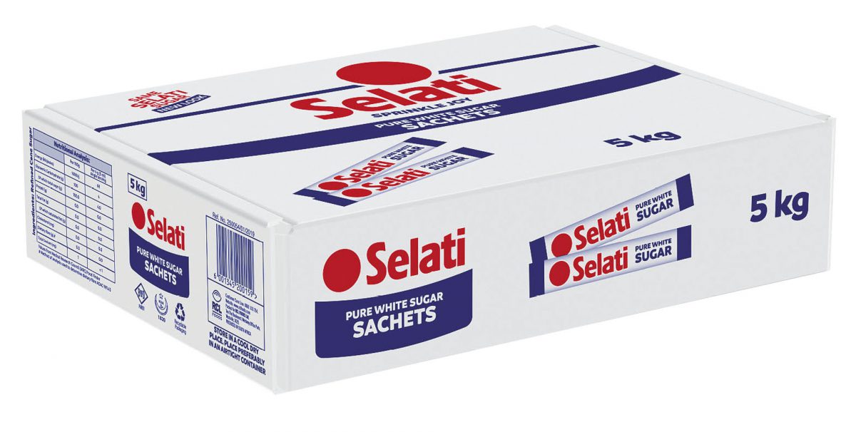 Selati white sugar tubes 1000x5g
