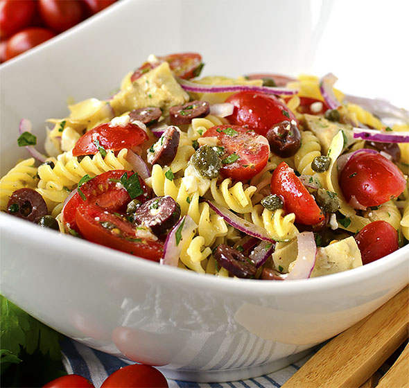 MEDITERRANEAN PASTA SALAD