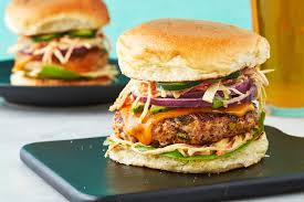 CHILLI CHEESE CHICKEN BURGER