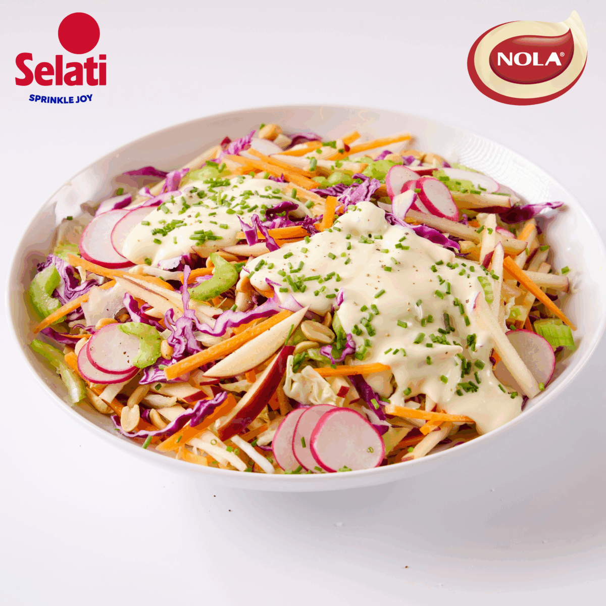 Thobeka’s sweet apple and cabbage slaw