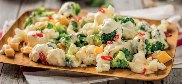 Mel’s Cauliflower and Broccoli Salad