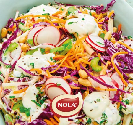 Thobeka’s sweet apple and cabbage slaw