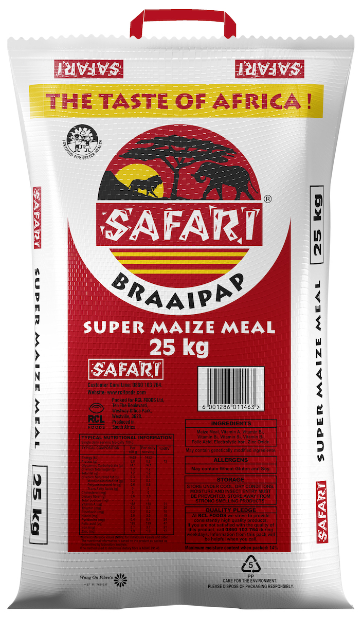 Safari Braai Pap 25kg