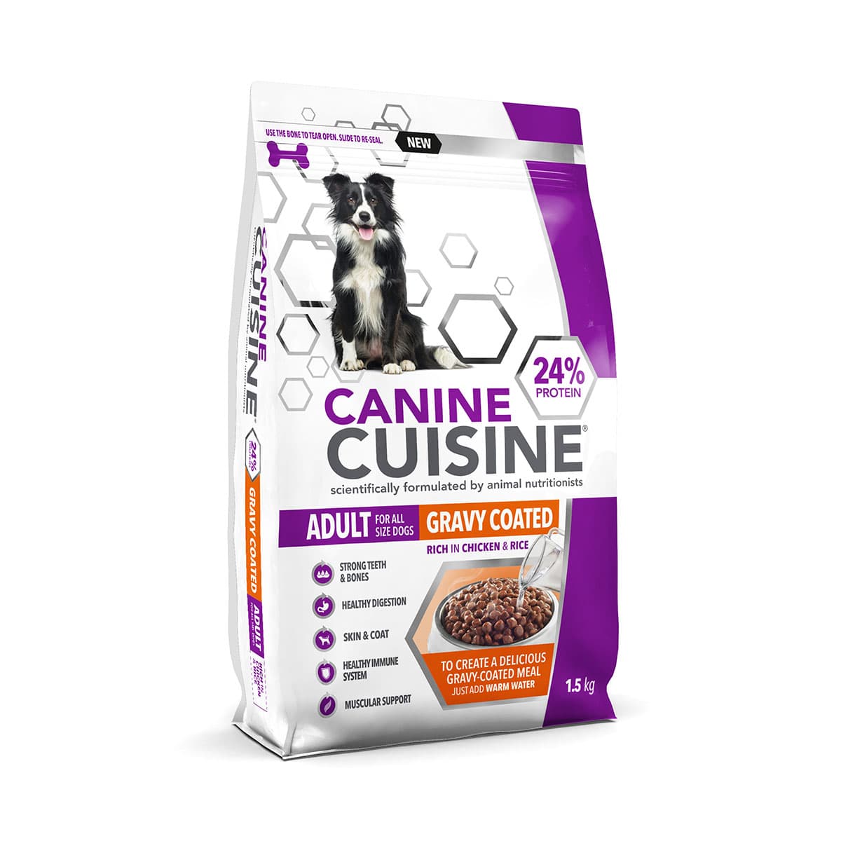Canine Cuisine Adult Gravy Coated RCL FOODS